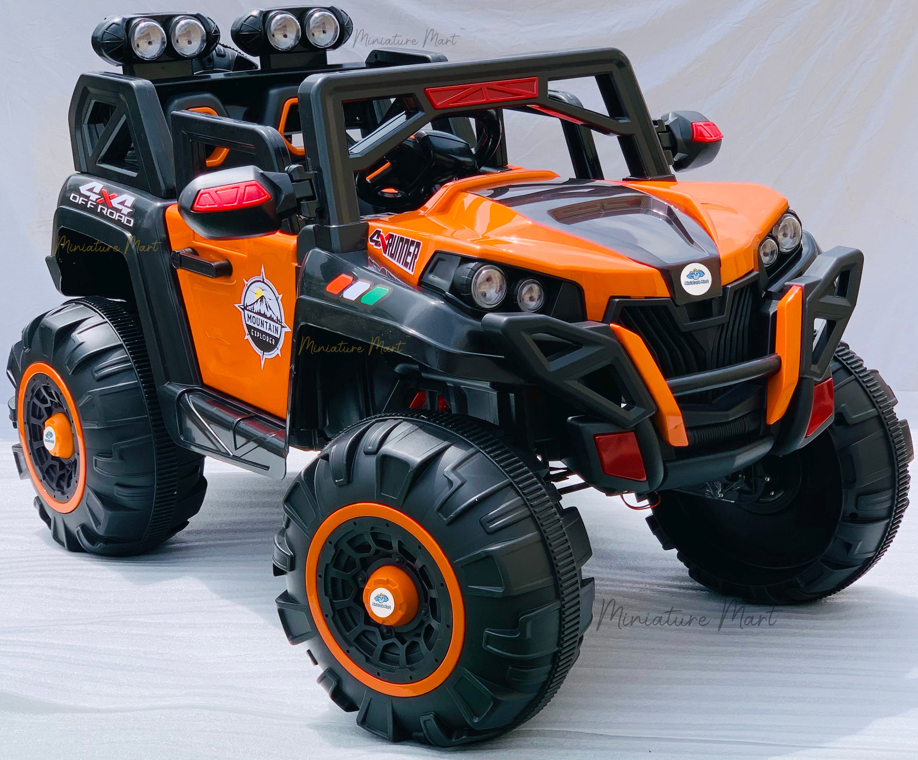 Kids Big Size 4x4 Battery Operated Electric Jeep For 1-8 Years Boys & Girls | 3 Mode Control Remote + Mobile App + Manual Drive Kids Big Size 4x4 Battery Operated Electric Jeep For 1-8 Years Boys & Girls | 3 Mode Control Remote + Mobile App + Manual Drive